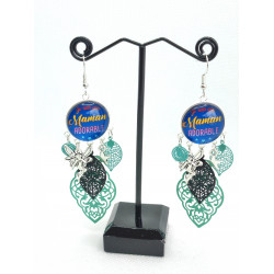Boucles d'oreilles Maman 1
