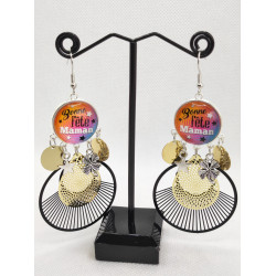 Boucles d'oreilles Maman 3