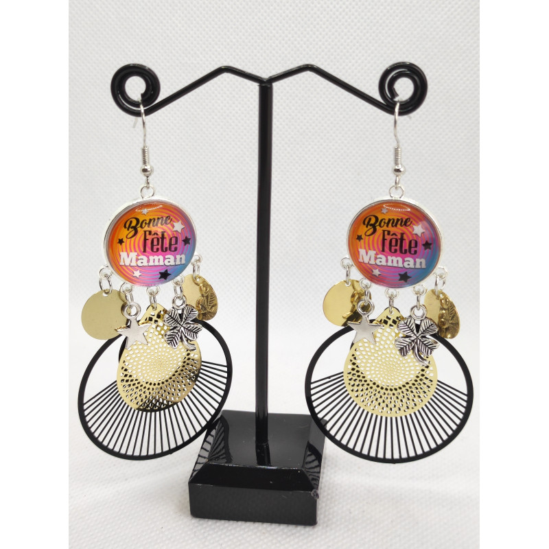 Boucles d'oreilles Maman 3