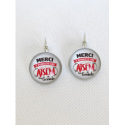 Boucles d'oreilles Dormeuse Merci Atsem 5