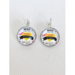 Boucles d'oreilles Dormeuse Merci Atsem 6