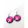 Boucles d'oreilles Petite Octobre Rose 1