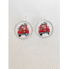 Boucles d'oreilles dormeuse Noel 7