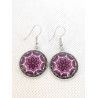 Boucles d'oreilles Petite Violet Mandala