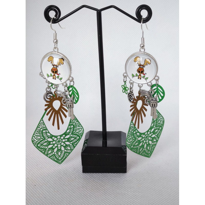 Boucles d'oreilles Noël 6
