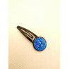 Barrette cheveux Strass bleu