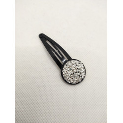 Barrette cheveux Strass argent