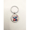 Porte Clefs Stitch coeurs