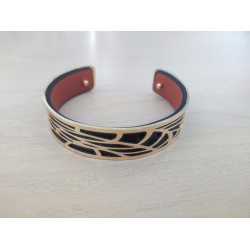 Bracelet Jonc avec cuir