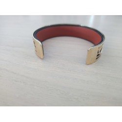 Bracelet Jonc avec cuir