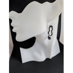 Boucles d'oreilles Chat 3D