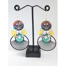 Boucles d'oreilles Tête de mort 1