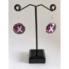 Boucles d'oreilles Petite Octobre Rose 2