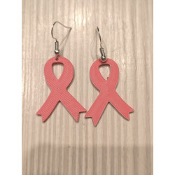 Boucles d'oreilles Octobre Rose