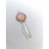 Marque Page Strass Rose- saumon