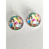 Boucles d'oreilles Dormeuse Princesses