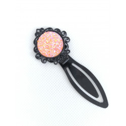 Marque Page Strass rose