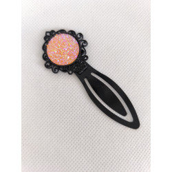 Marque Page Strass rose