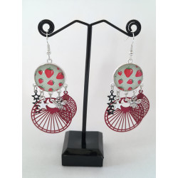 Boucles d'oreilles Fraises 25