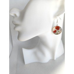 Boucles d'oreilles Coquelicots