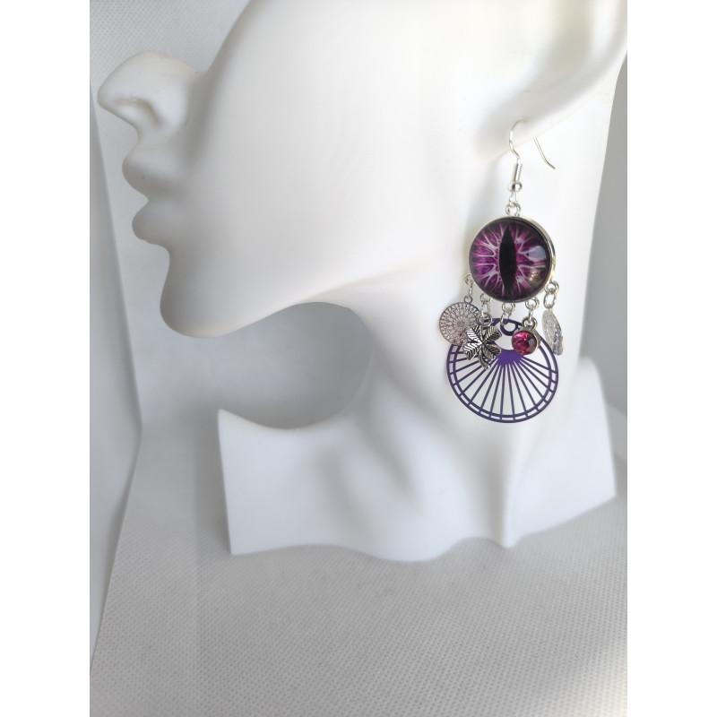 Boucles d'oreilles Oeil Dragon 34