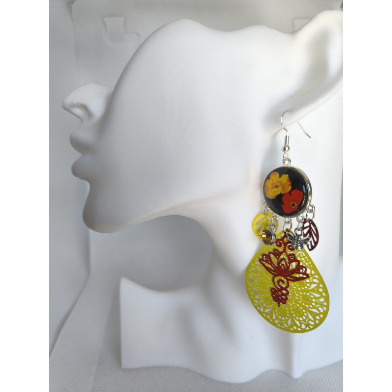 Boucles d'oreilles Coquelicots 31