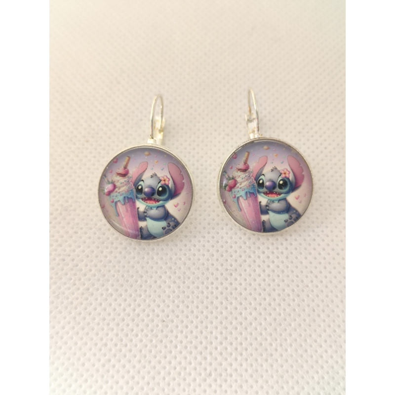 Boucles d'oreilles Dormeuse Stitch 42