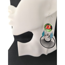 Boucles d'oreilles Coccinelle 40