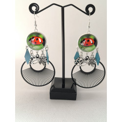 Boucles d'oreilles Coccinelle 40