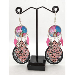Boucles d'oreilles Fleurs 18